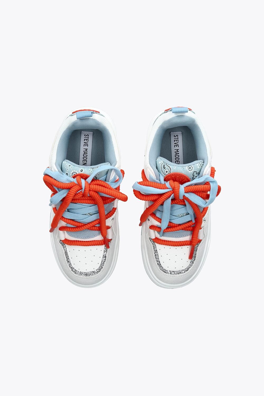STEVE MADDEN Brouhaha Blue' Fabric Trainers