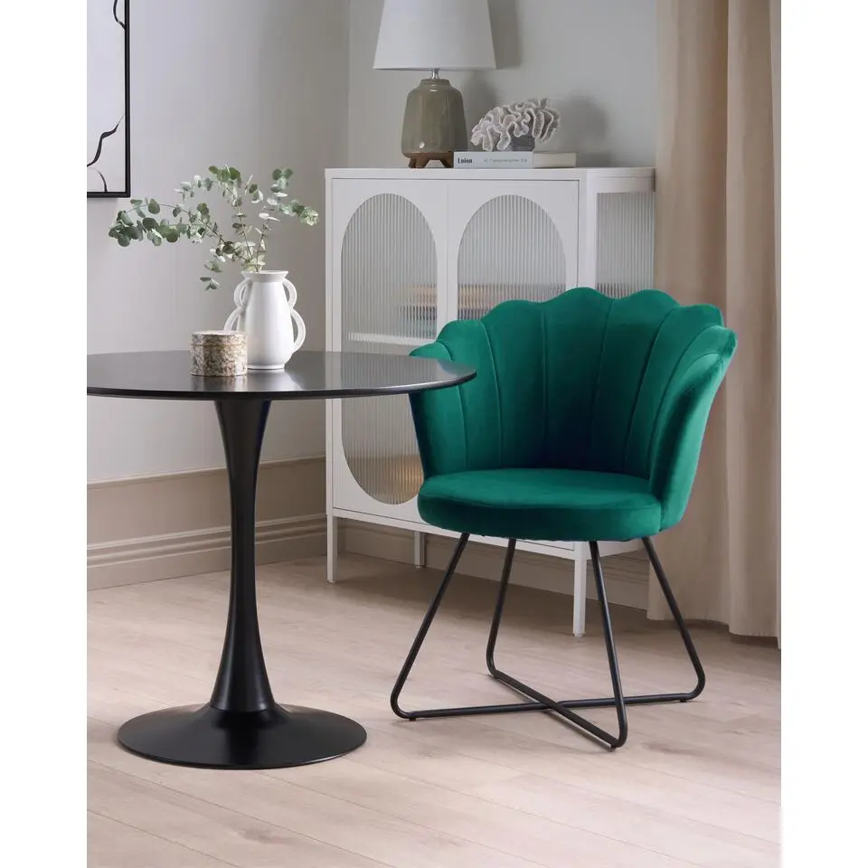 LOVELOCK - Fauteuil - Groen - Fluweel