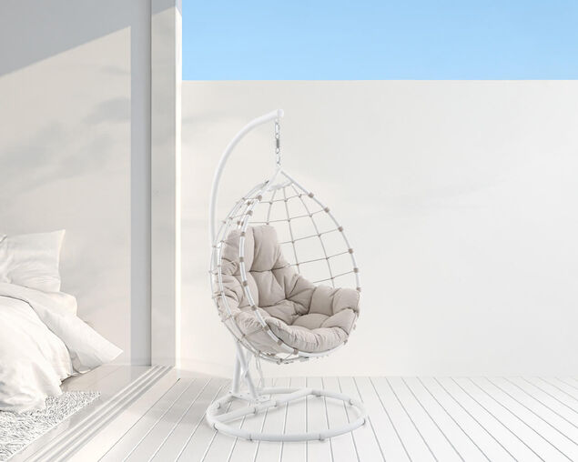 Evolve Hanging Egg Chair - White