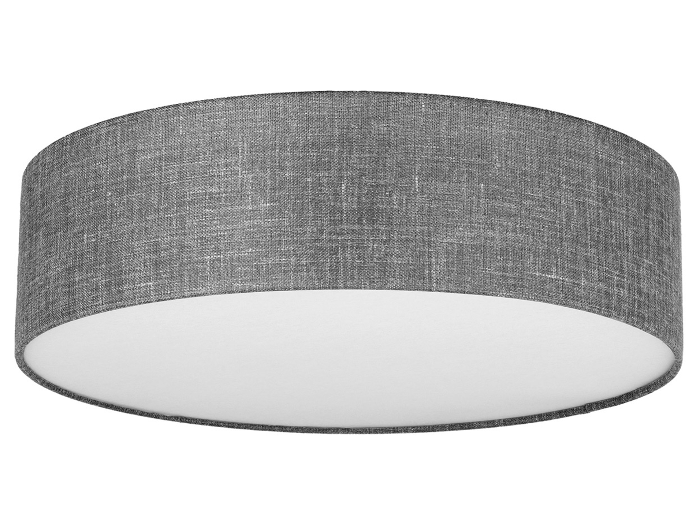 Lampa sufitowa Earth 4-punktowa tkaninowa szara