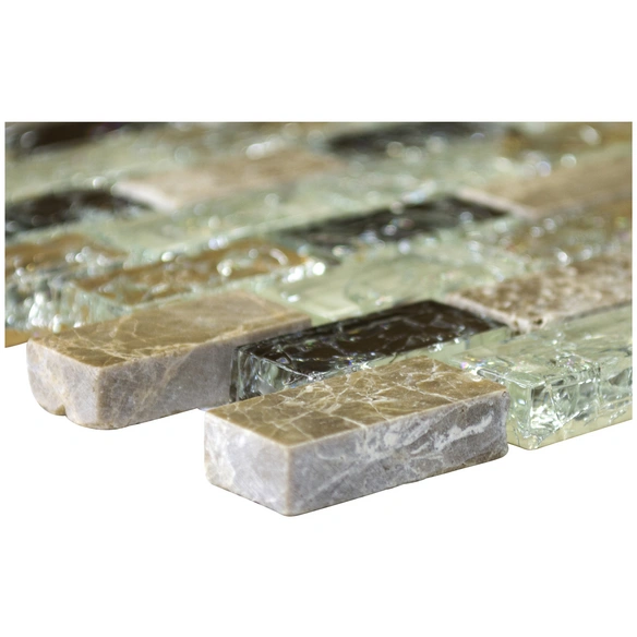 Mosaikfliese »Ice Cube«, BxL: 28,5 x 30 cm, Wandbelag