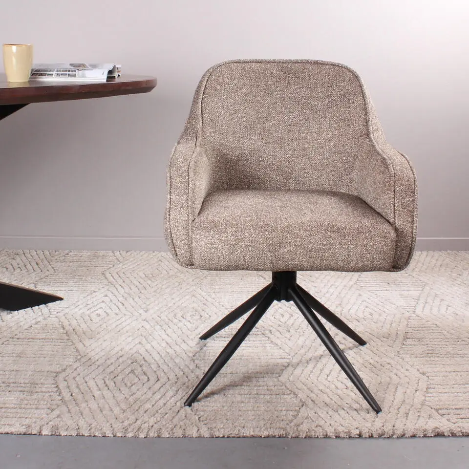 DS4U - Loisa armstoel terugdraai - taupe