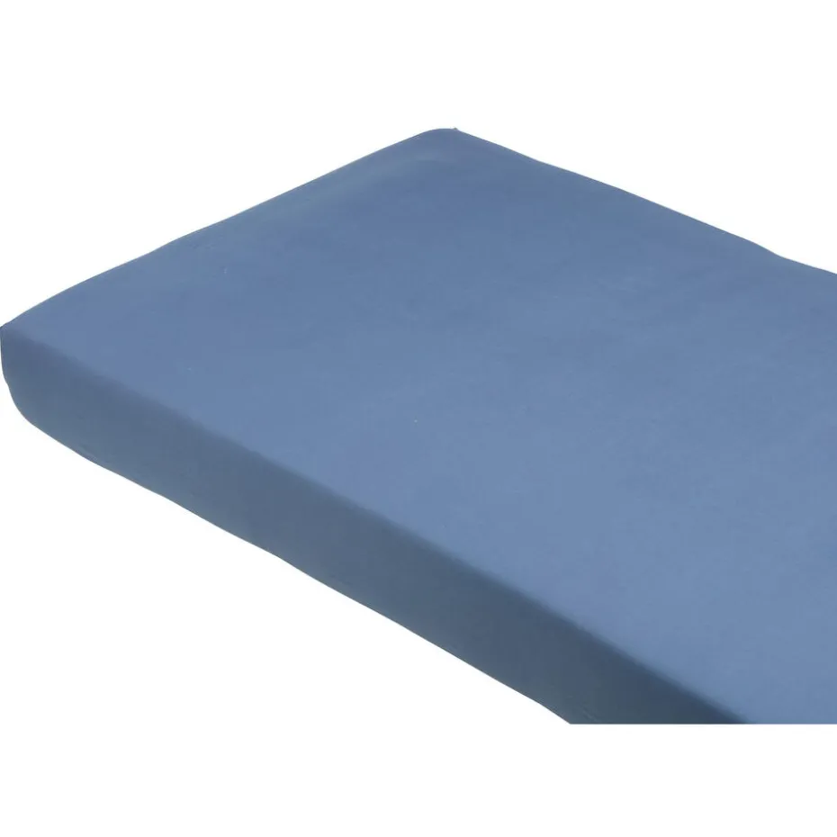 Kwantum Hoeslakens. Moltons & Kussenslopen | Beddengoed | Hoeslaken Katoen Blauw – 90x200cm