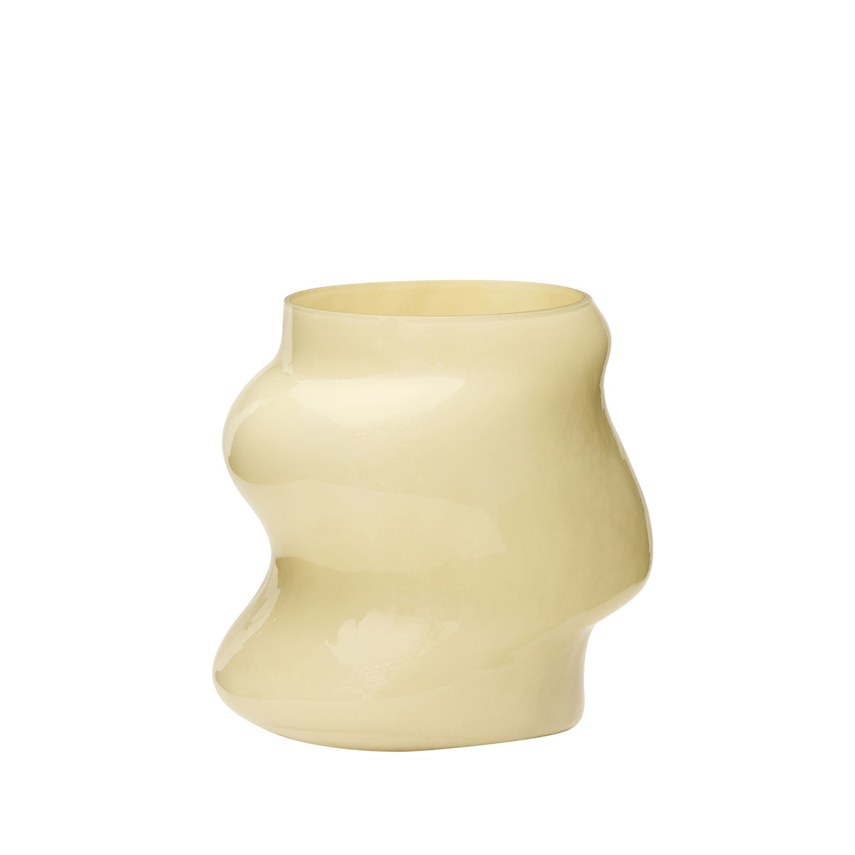 Hübsch vaas Lote - glas - 21x15xh20cm