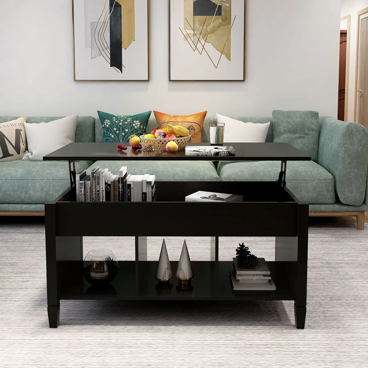 Modern Lift Top Coffee Table for Living Room
