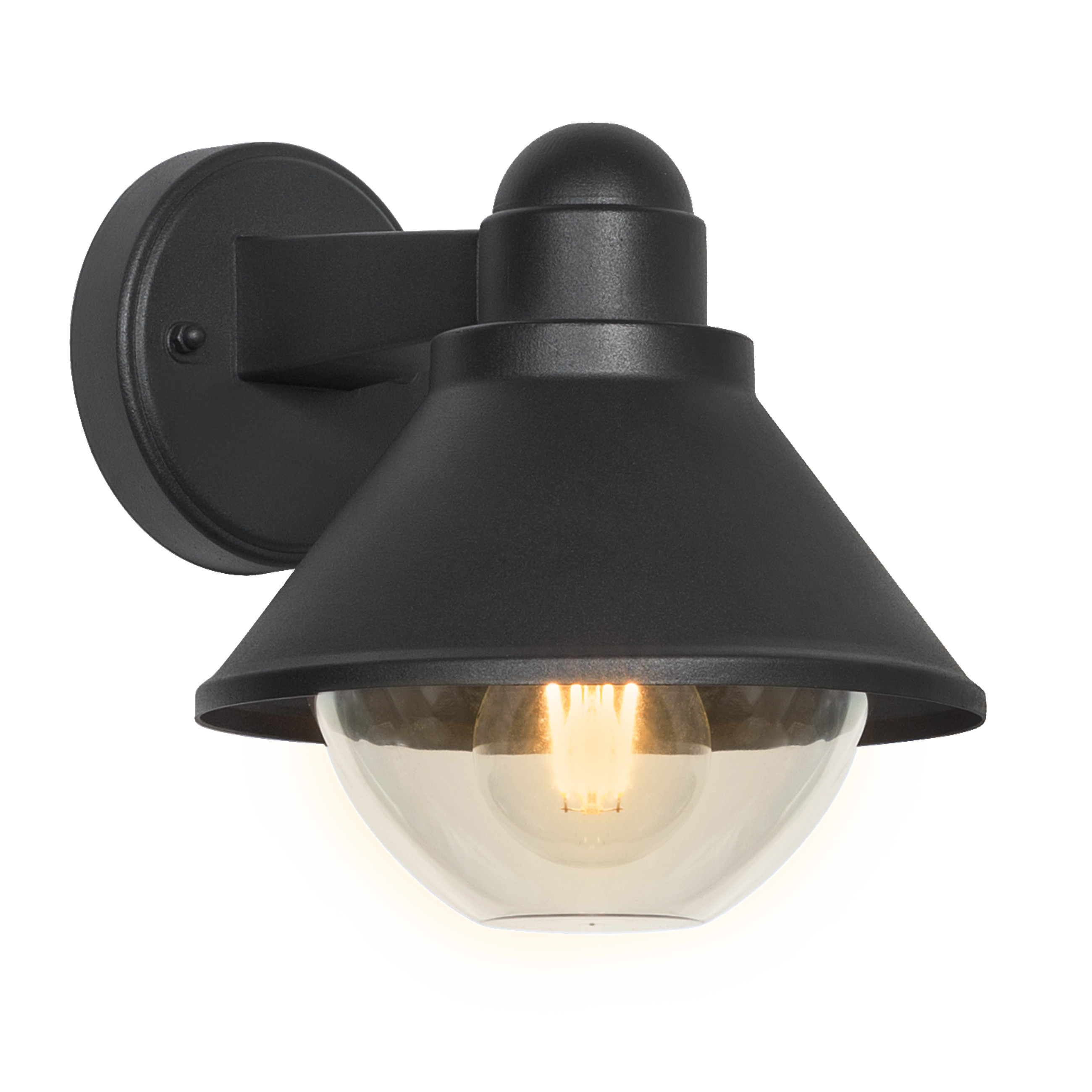 Kinkiet zewnętrznyczarny Saginia 1xE27x40W IP44 Candellux