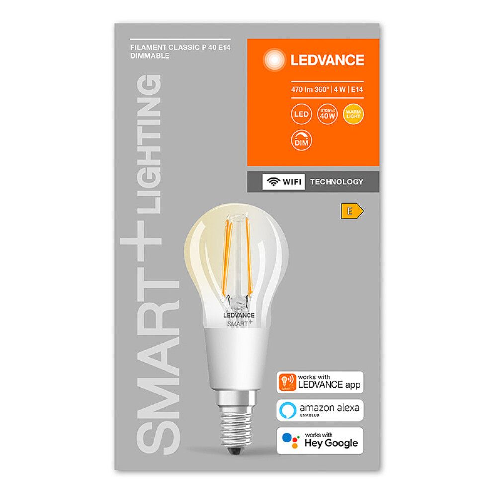 LYSPÆRE LEDVANCE LED SMART  WIFI CLP E14 470LM 4W DIMBAR