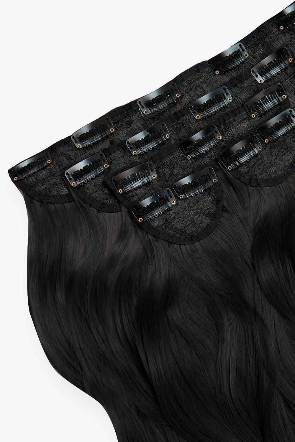 Lullabellz Super Thick 16" 5 Piece Blow Dry Wavy Clip In Extensions