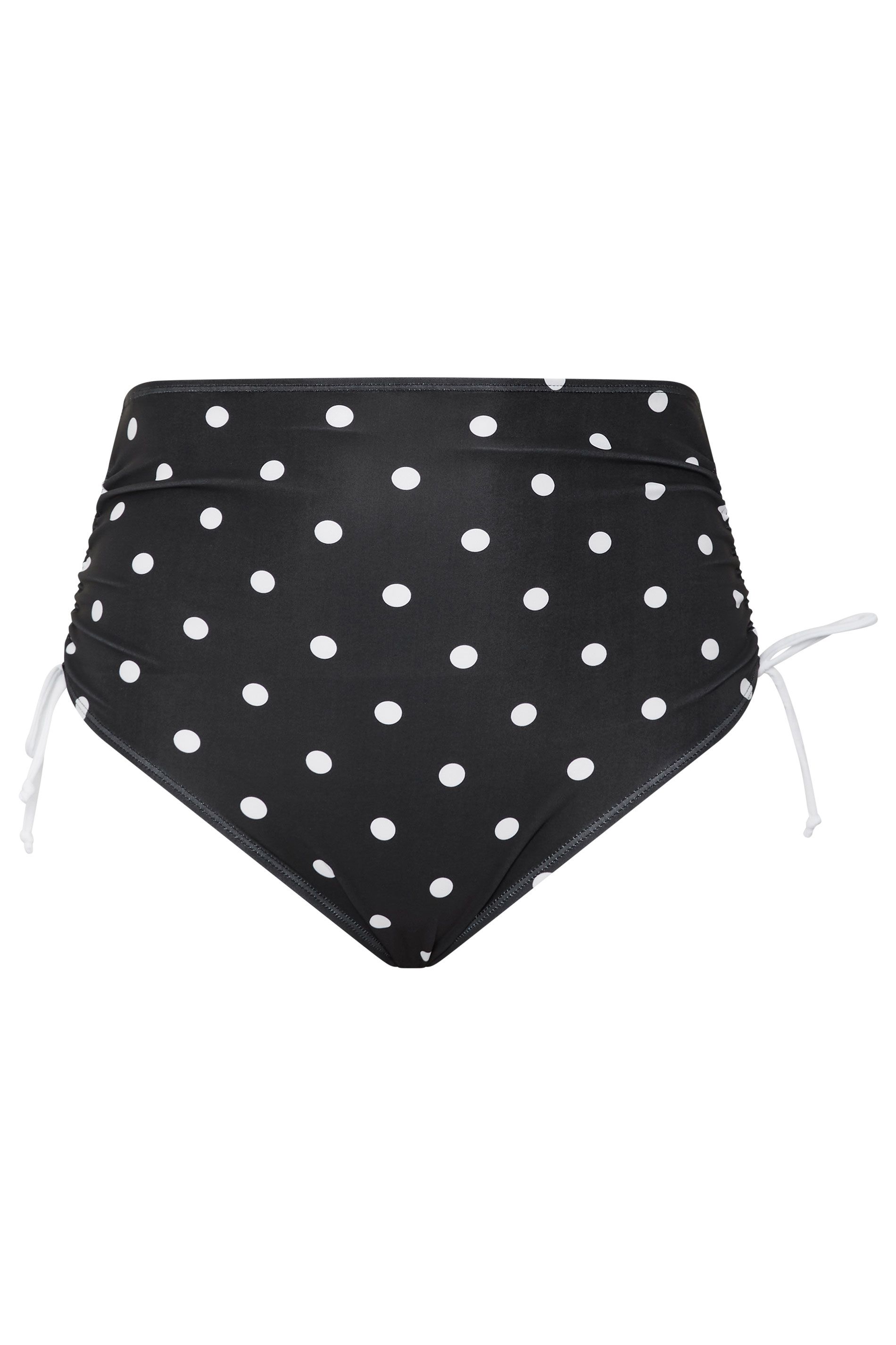 Yours Super High Waisted Polka Dot Bikini Briefs