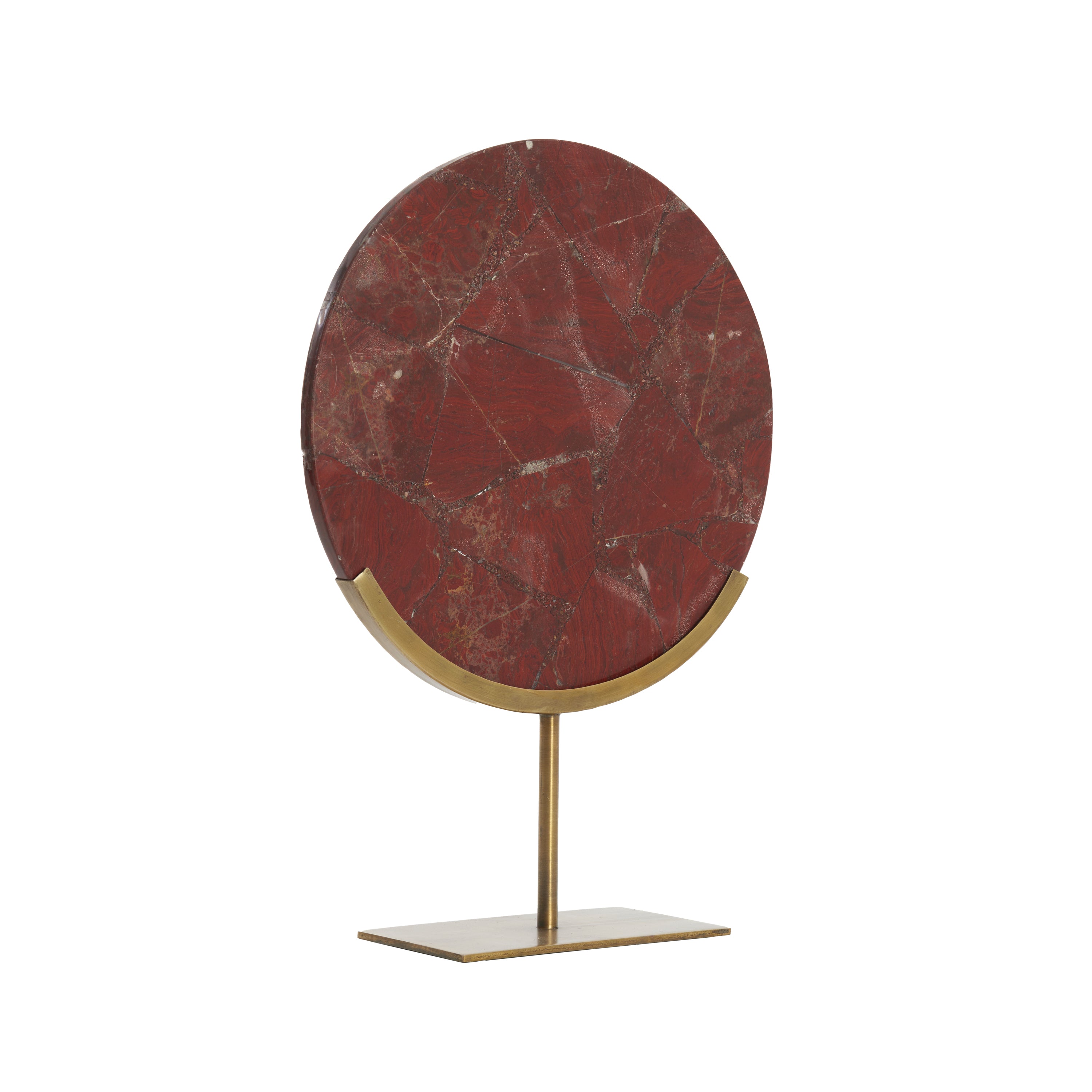 Light & Living schaal LABADE van steen marmer groen antiek brons –