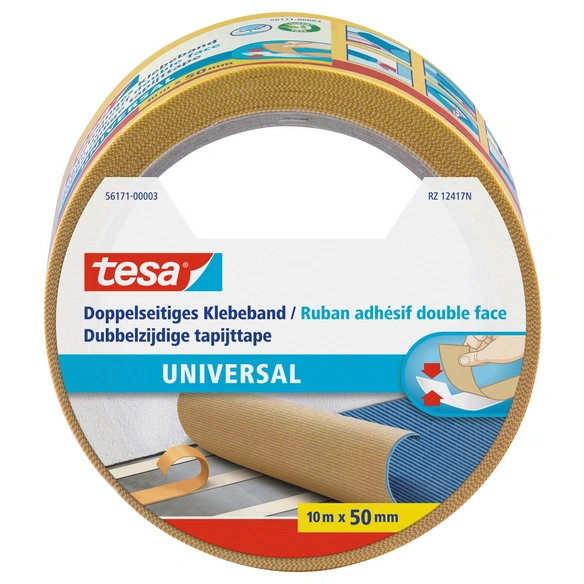 Doppelseitiges Klebeband beige, BxL: 50 mm x 10 m