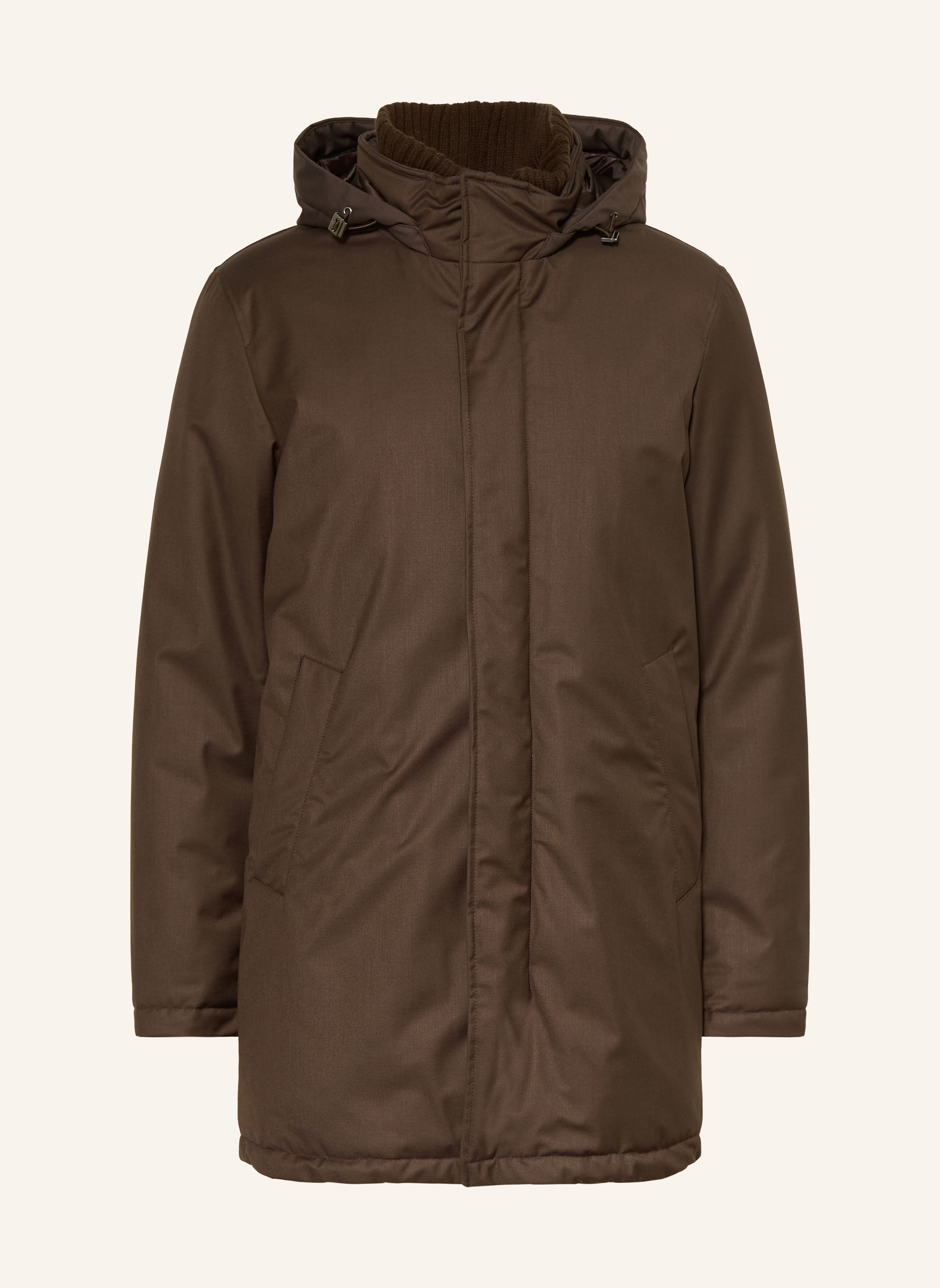 HERNO Daunenparka mit abnehmbarer Kapuze