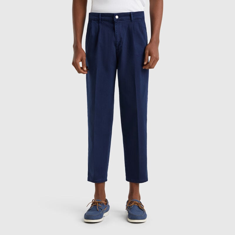 Stretch cotton chinos