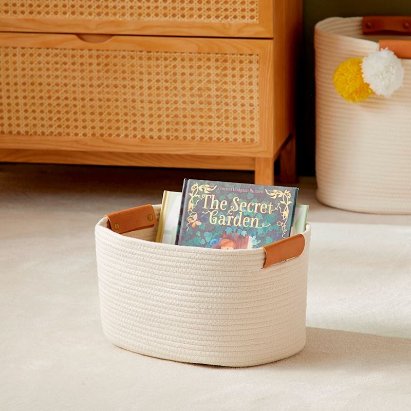 Cooper Natural & Tan Rope Baskets