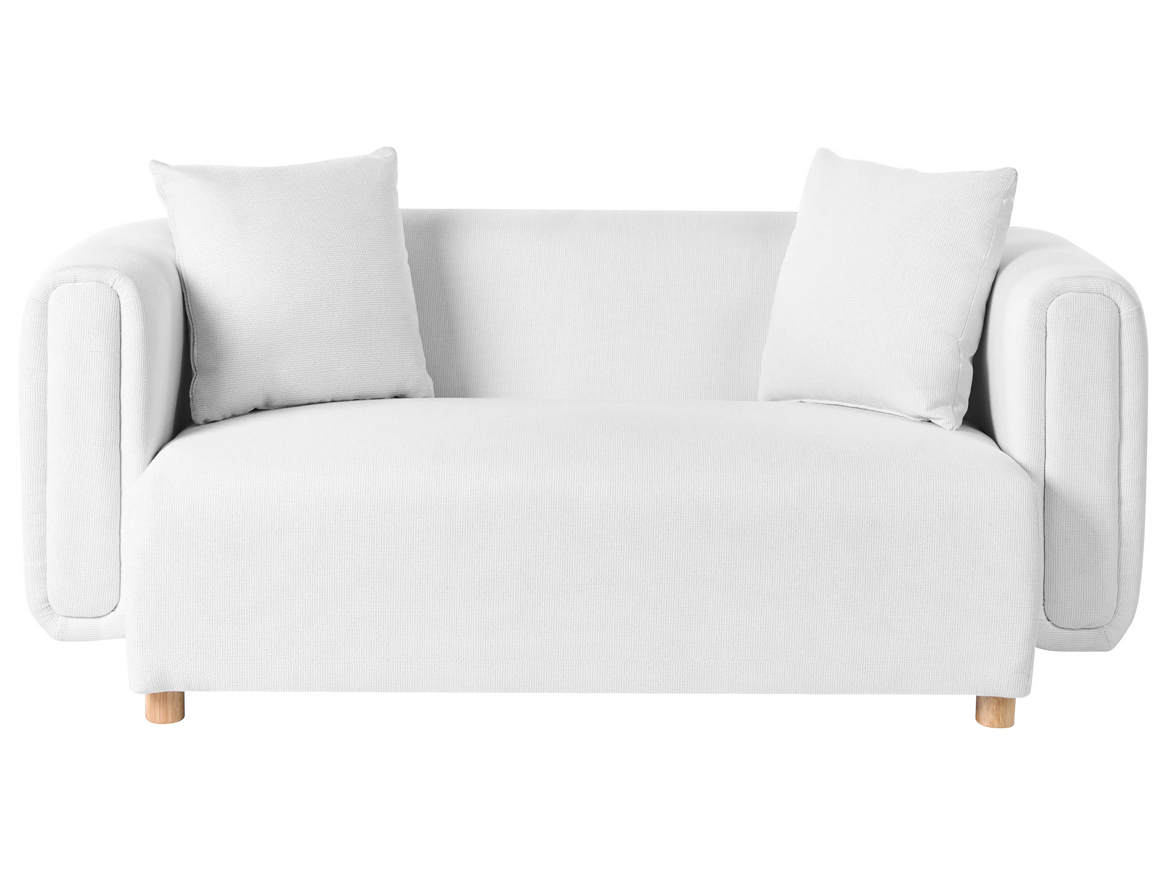 Sofa 2 Seater LILLEROD Fabric White