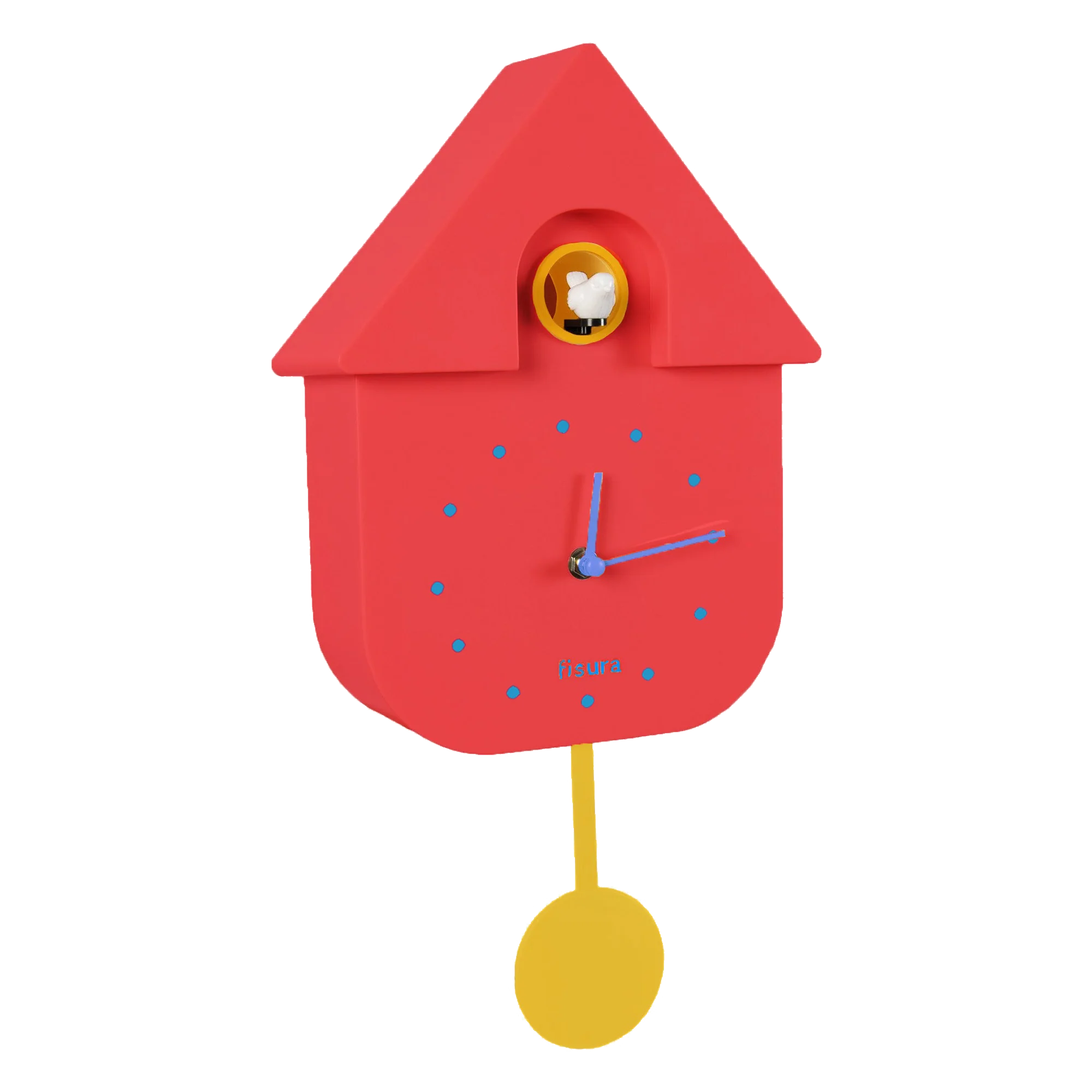 Fisura Horloge MAISON COUCOU coloris rouge