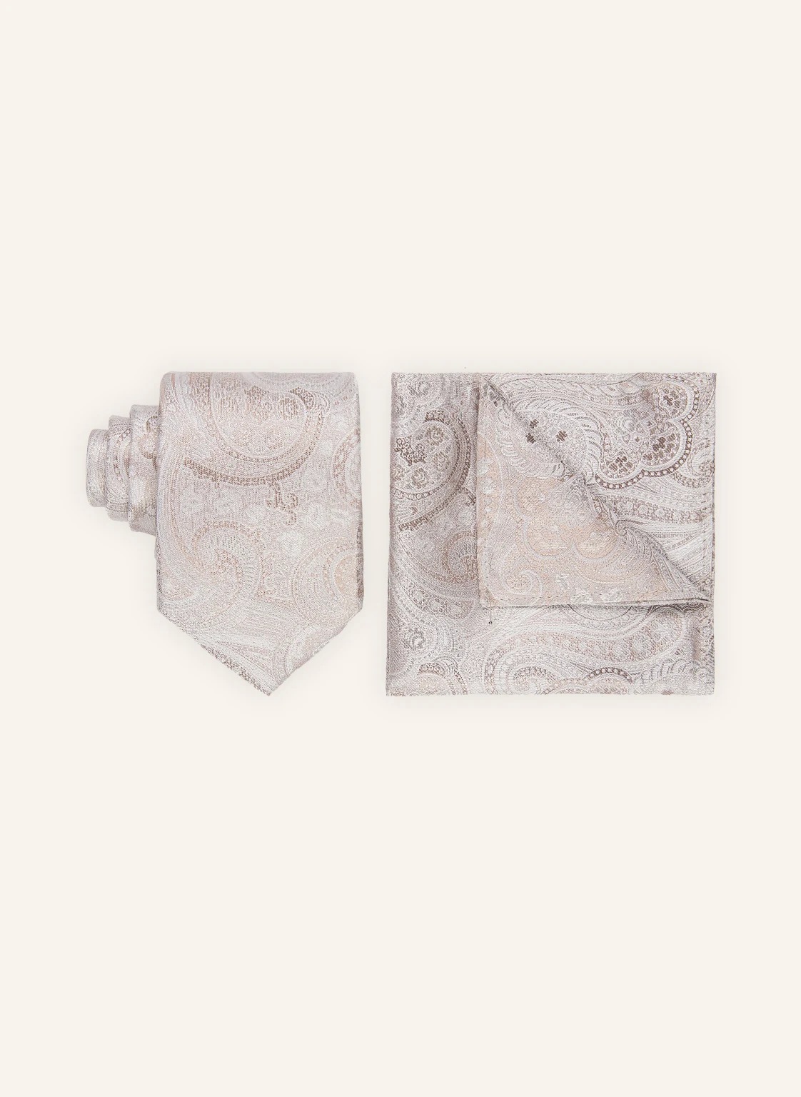 Sterlington Set: Einstecktuch und Krawatte