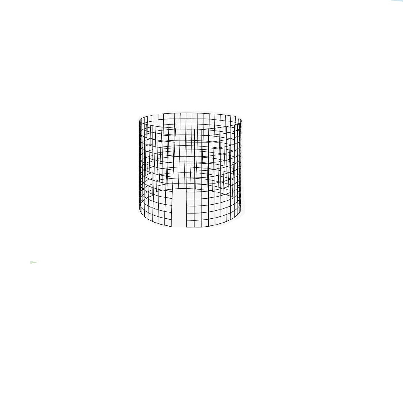 Metalowa klatka na rośliny 6szt 32x36cm – ochrona przed zwierzętami