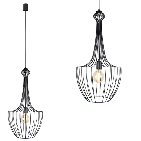 Lampa wisząca LUKSOR S CZARNA 8851 Nowodvorski