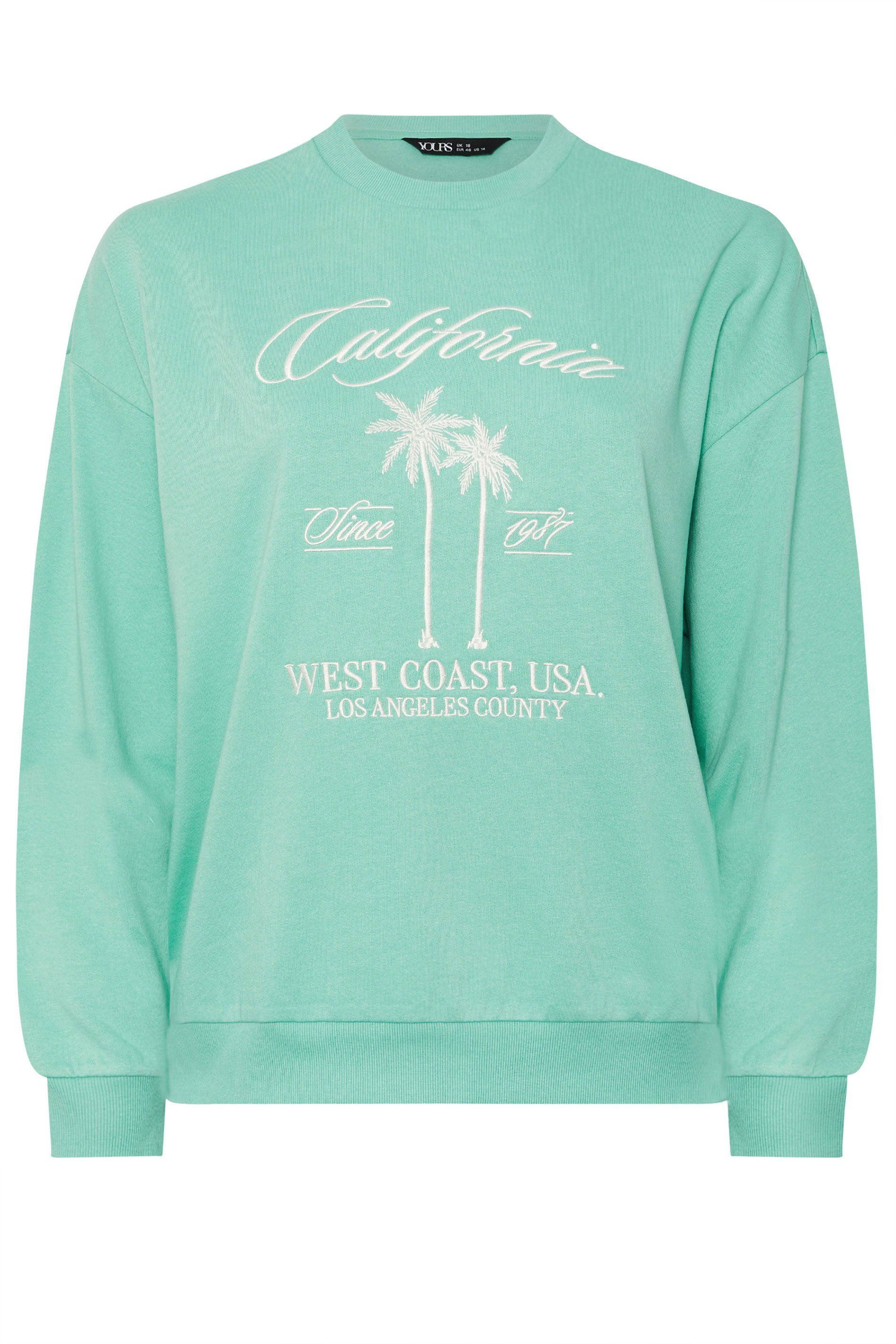 Yours California' Embroidered Sweatshirt
