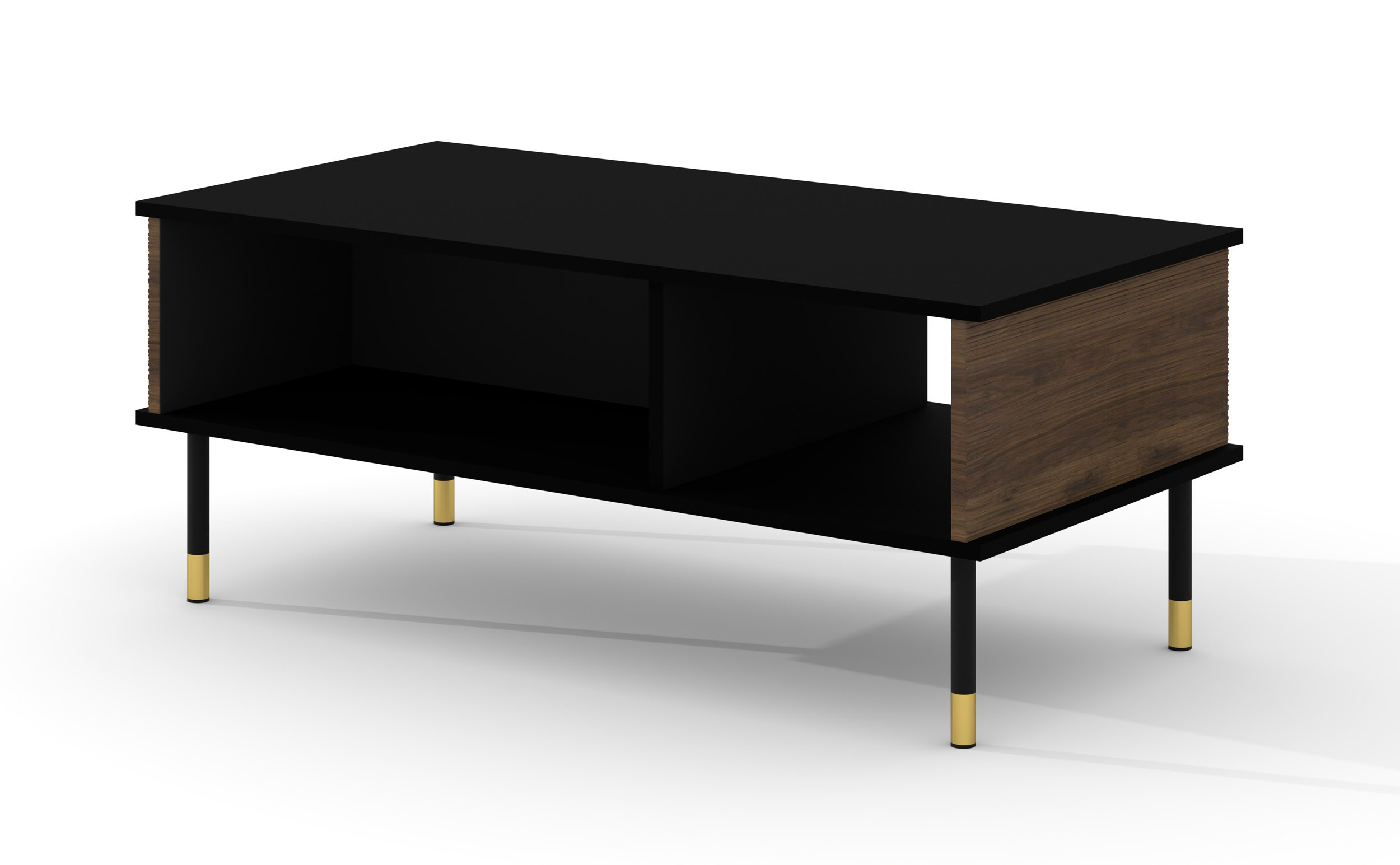 Stolik kawowy SHERWOOD 110x55 cm dąb catania