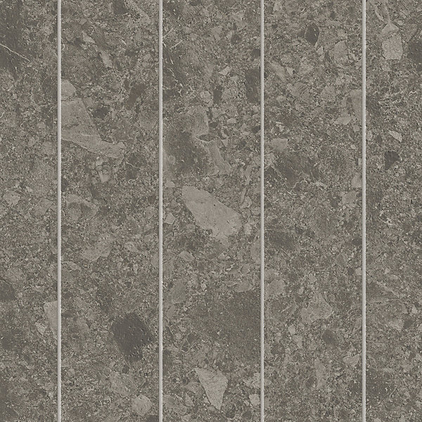 Mosaïque effet Pierre Ceppo di Gré Gris Foncé Brick 32x29x0,9 cm Mat Massira - Mur intérieur (vendu par carton de 0,567 m²) - RO'M