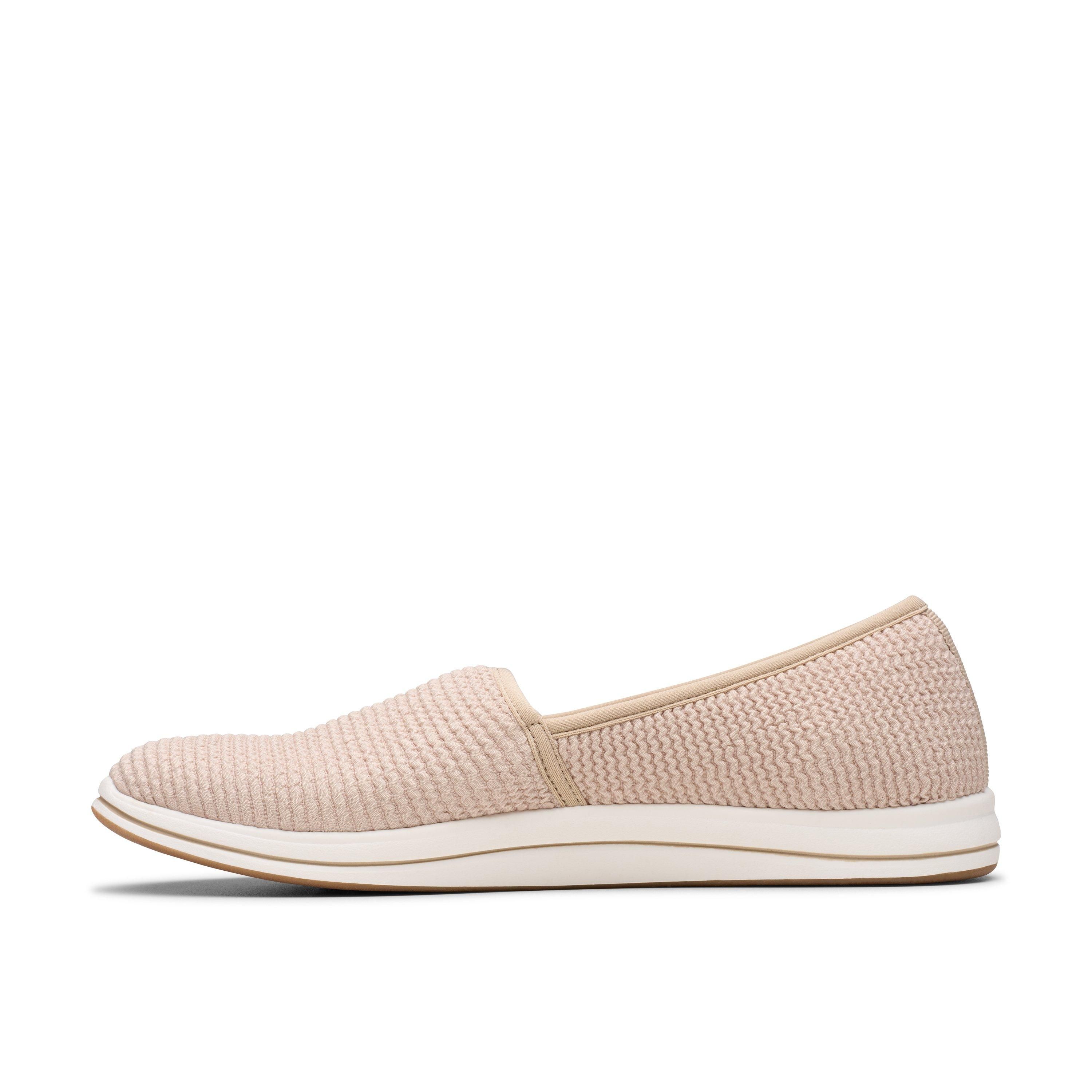 Clarks Brinkley Strech Sand Slip Ons