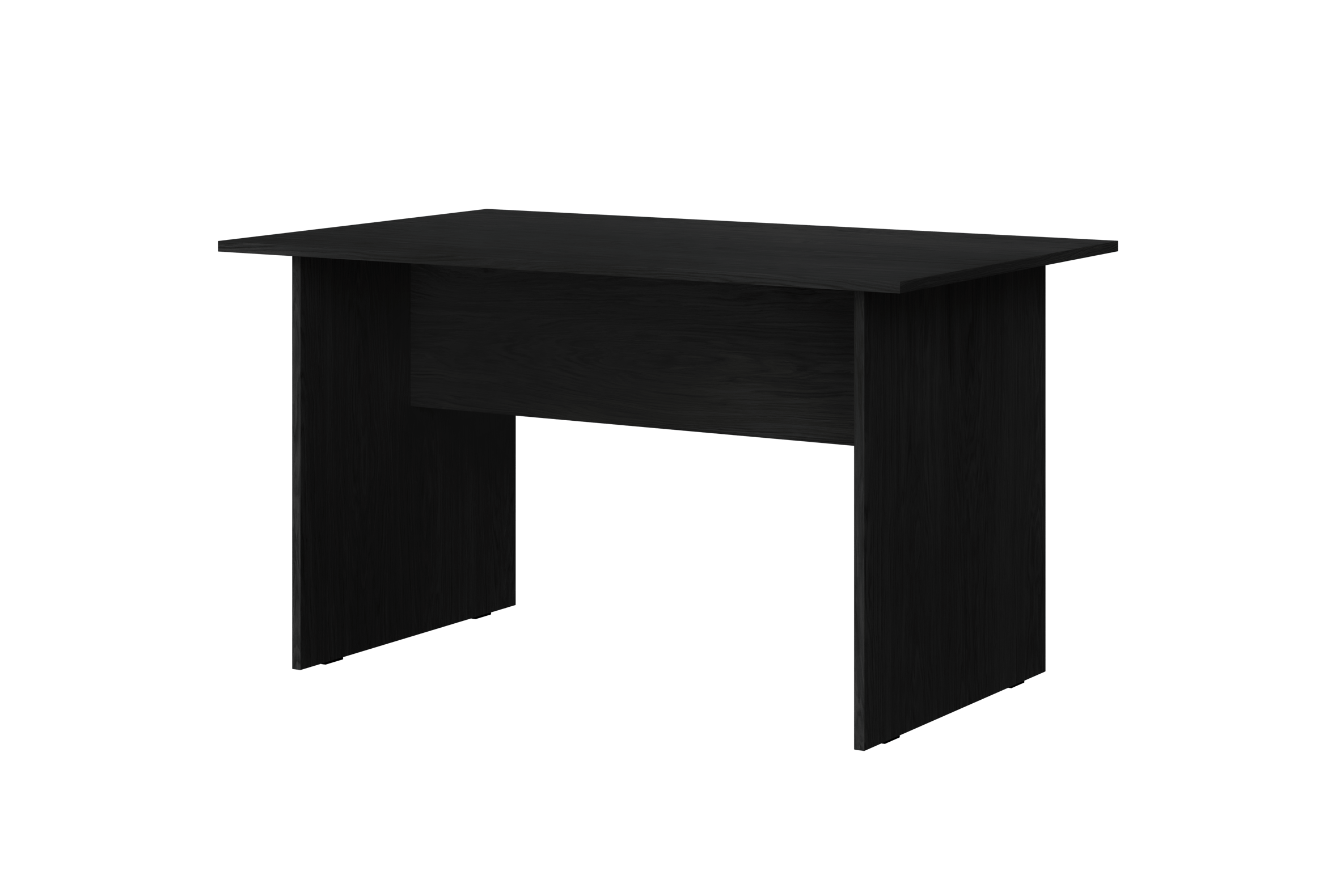 noo.ma HETT Eettafel - 130 cm - Vulcano Black - melamine