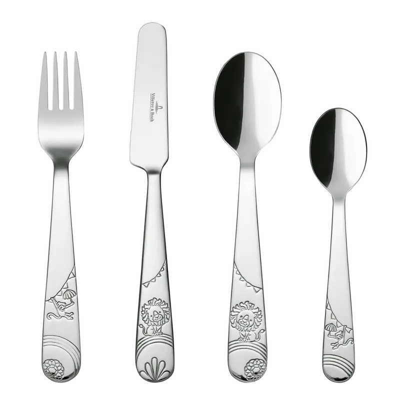 Kinderbesteck-Set 4-teilig Roar Like A Lion