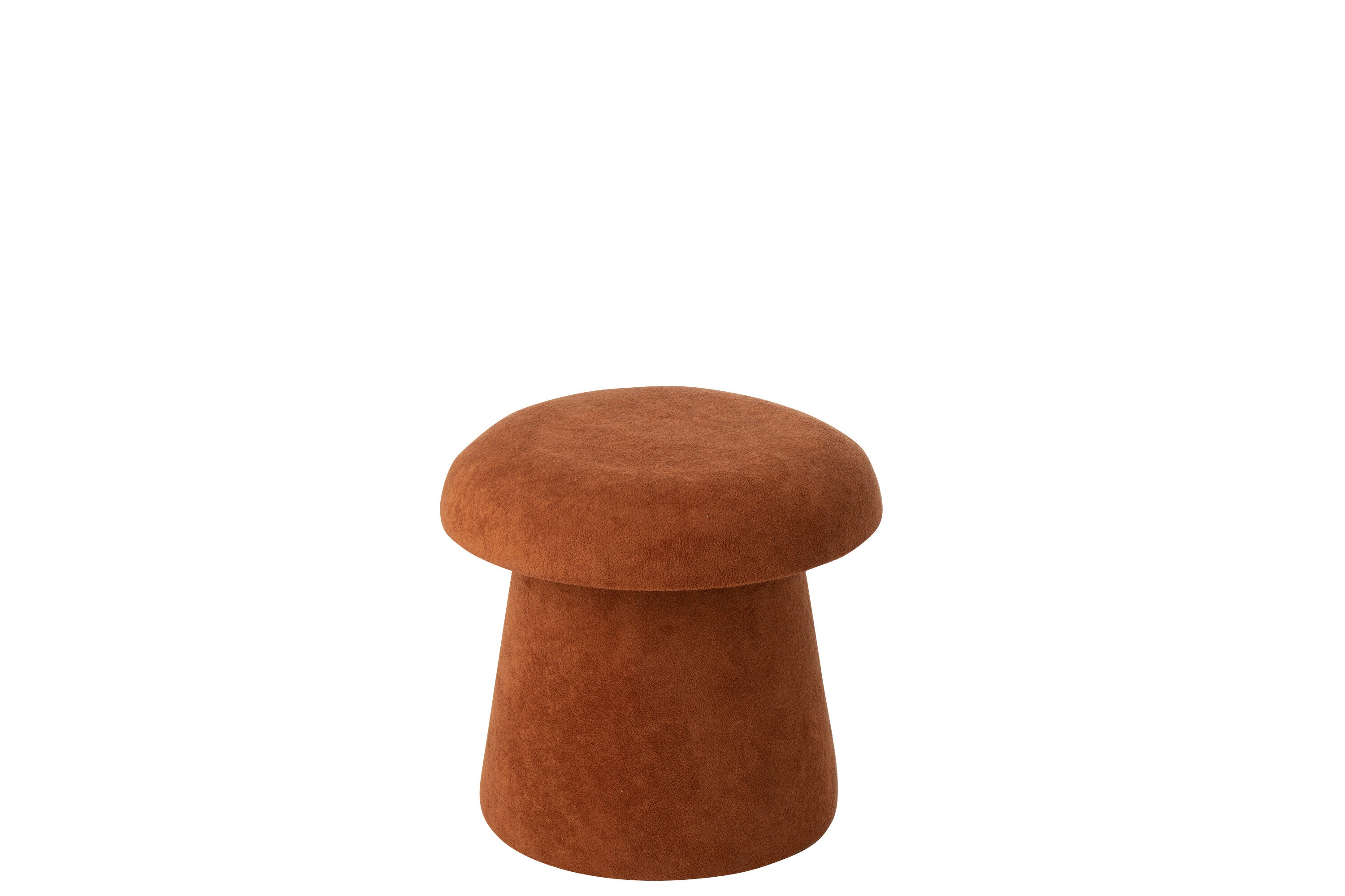 J-Line kruk Paddenstoel - hout - terracotta - small