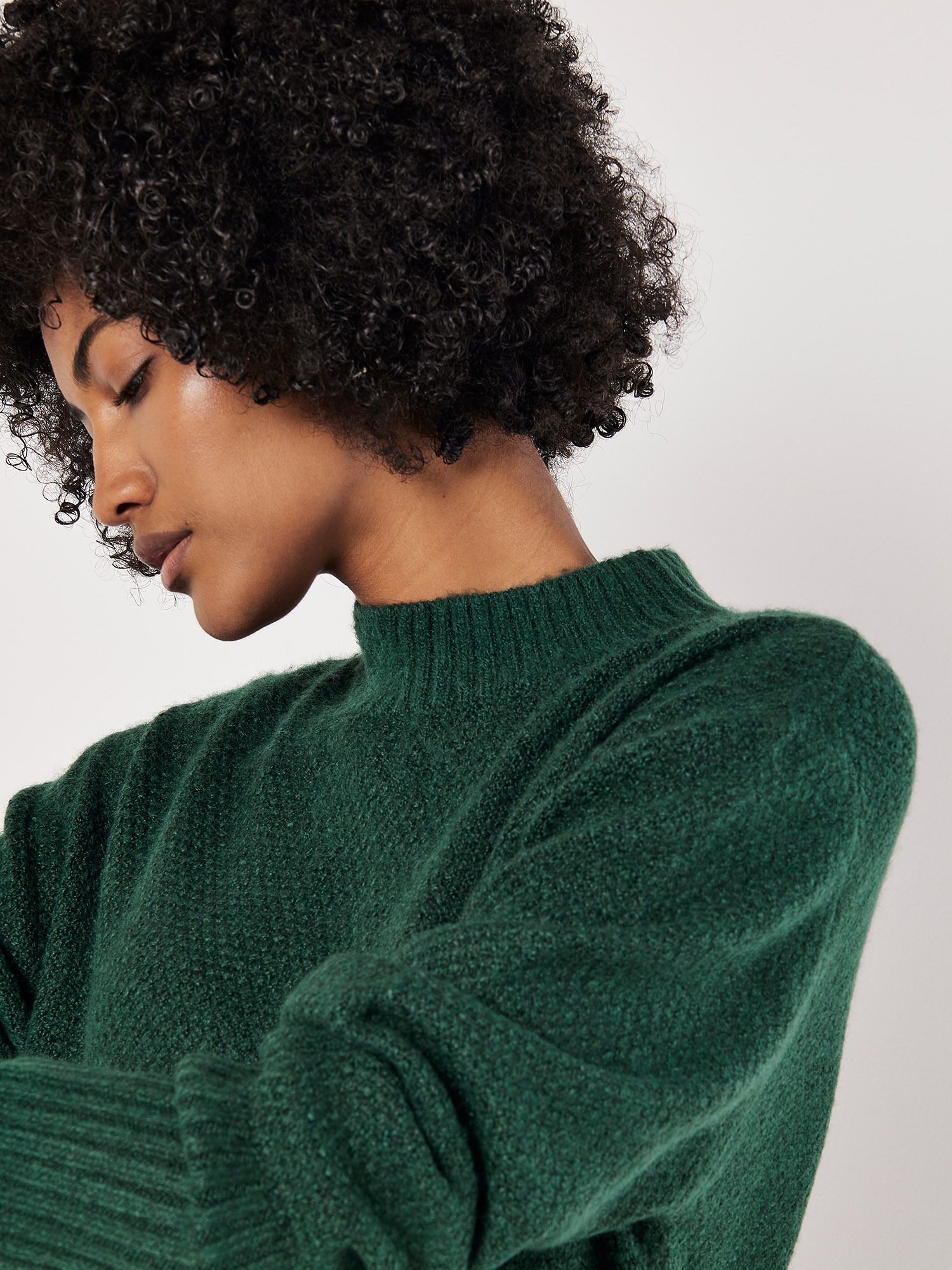 Apricot Waffle Knit Midi Dress