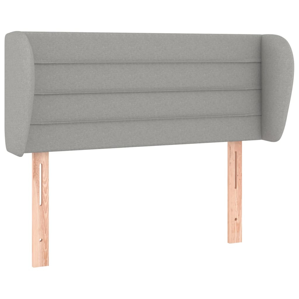 Wezgłowie Szary 83 x 23 x 78/88 cm Tkanina vidaXL
