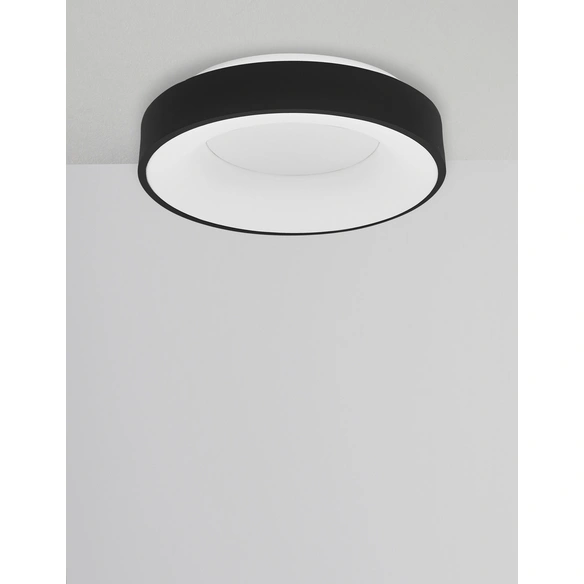 Deckenleuchte »Rando Thin «, LED, 30 W, Höhe: 9 cm, schwarz