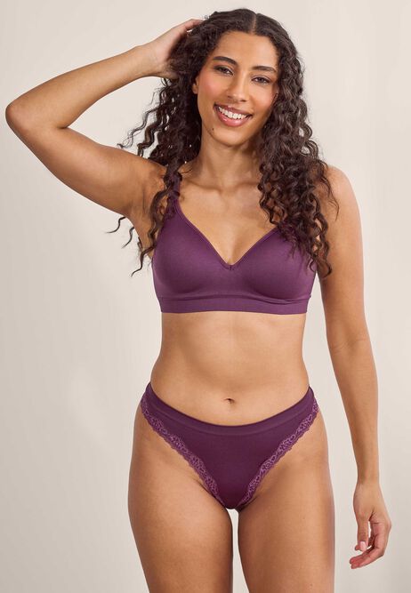 Womens Plum Seam Free Non Wired Bra (B-E)