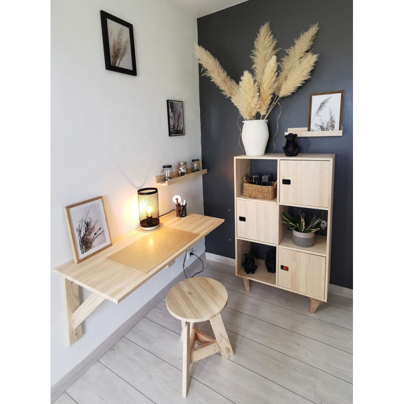 Étagère modulaire Dinamic en bois 6 cubes 105,4 x 70,8 x 33 cm ASTIGARRAGA