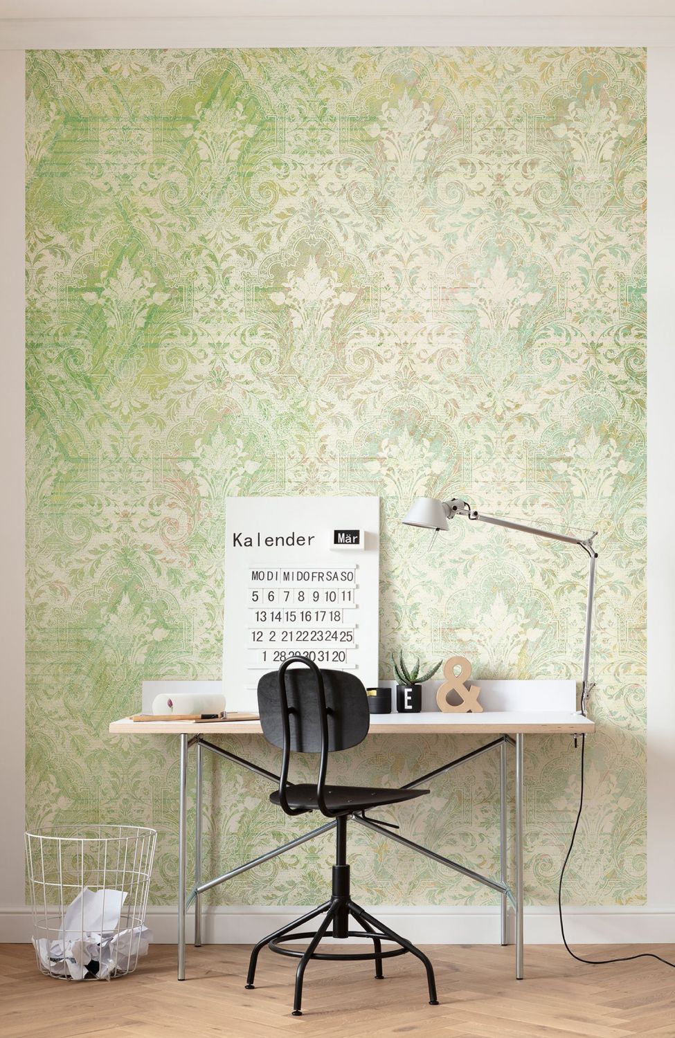 Sanders & Sanders fotobehang schoonheid groen - 200 x 280 cm - 611817
