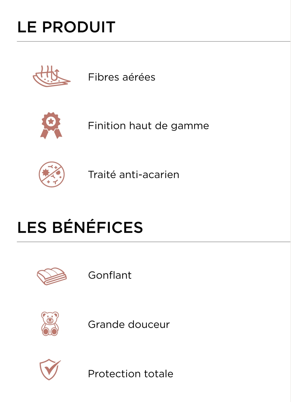 TRAVERSIN DORMOFIL ANTI-ACARIEN MOELLEUX 1350GR ECRU