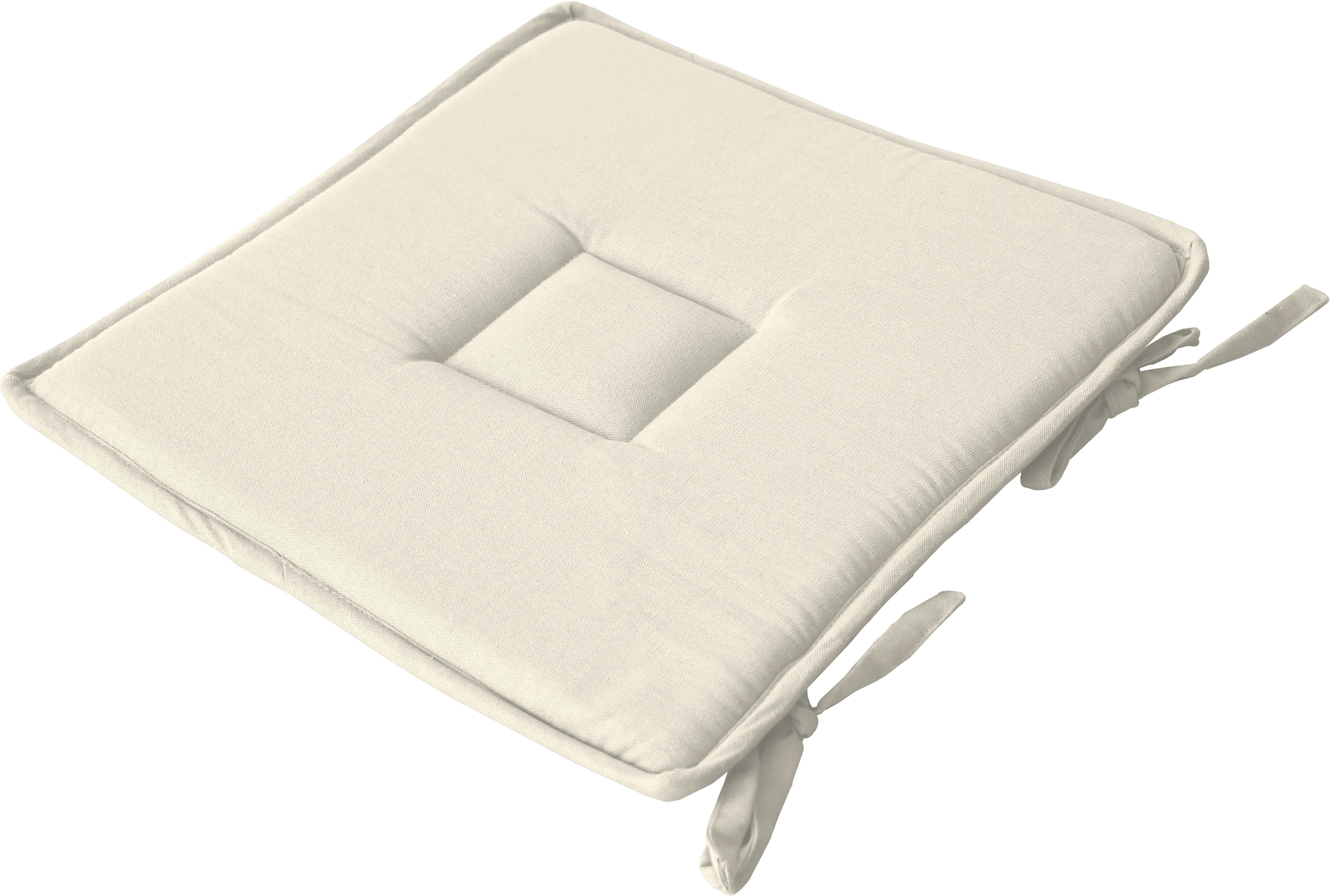 - Galette Plate en coton Ecru 40x40cm