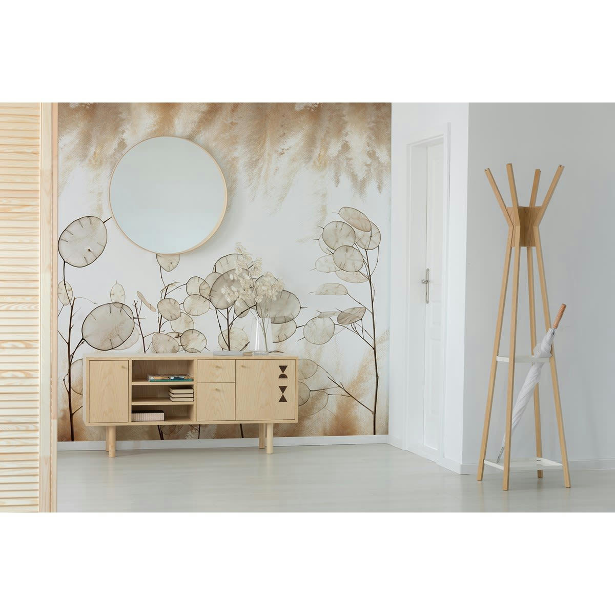 LUNARA - Papier peint panoramique en Papier Beige clair  432x270