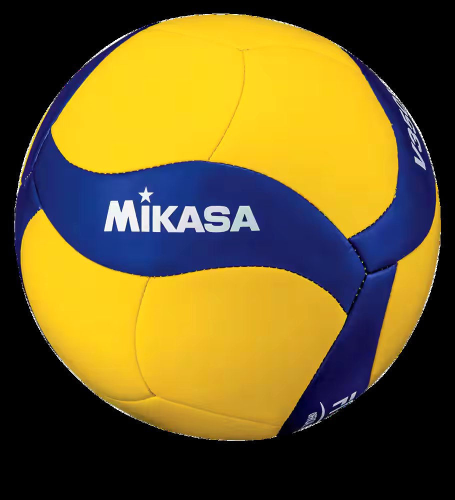 Mikasa FIVB Replica 18P Outdoor Volleyball Blue/Yellow, Size 5