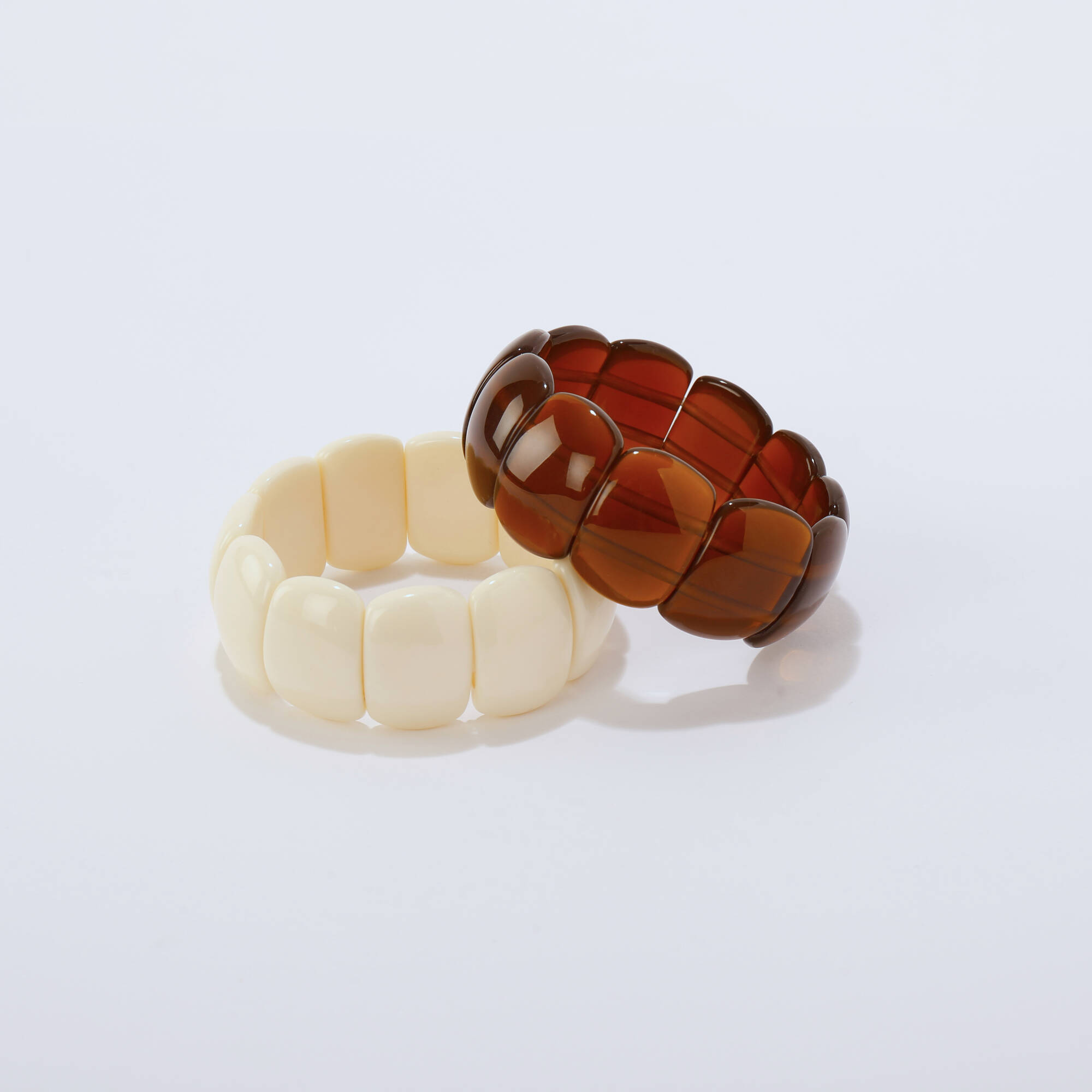 Bracelet écaille élastiqué, lot de 2