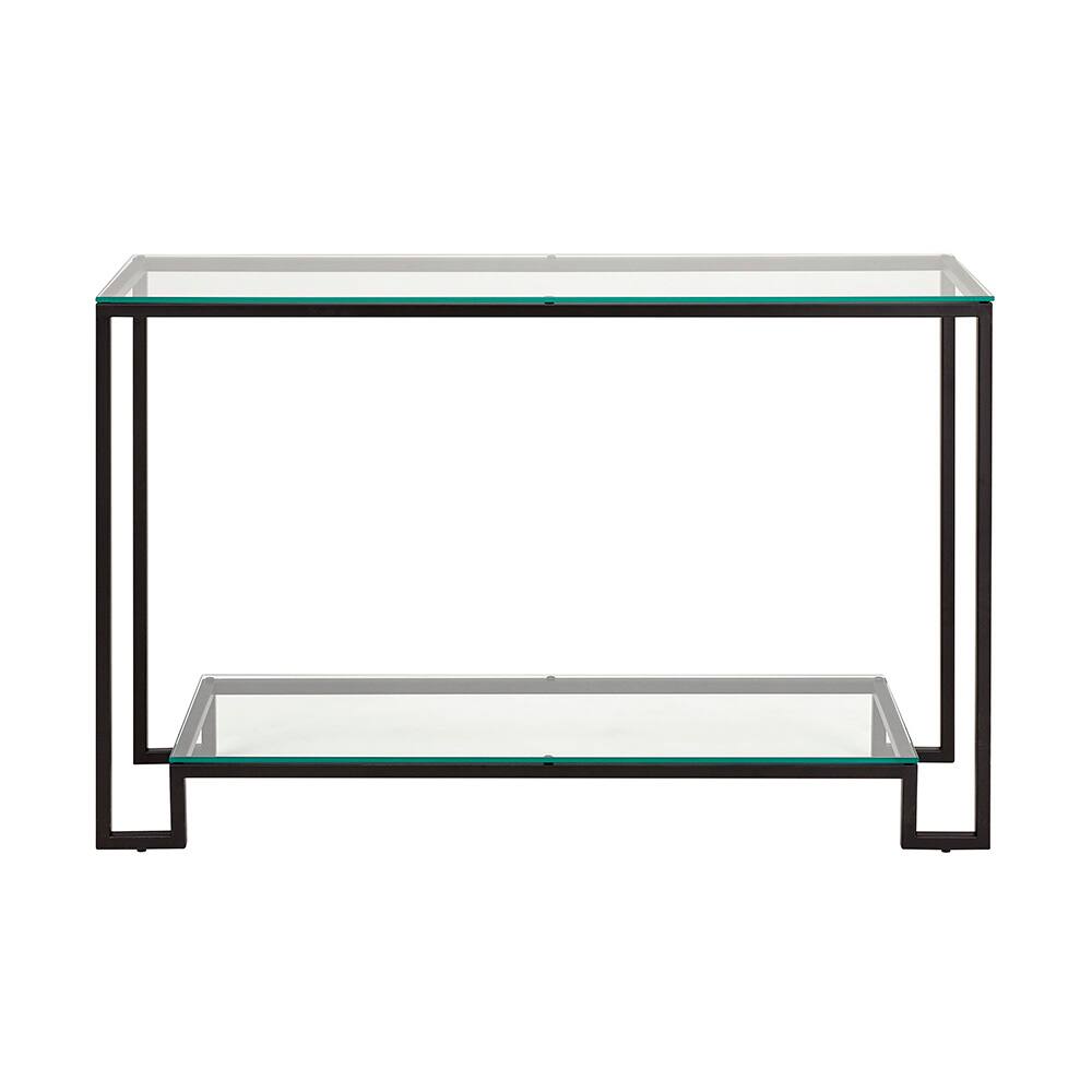 Home Gear Sporty Console Table, Black