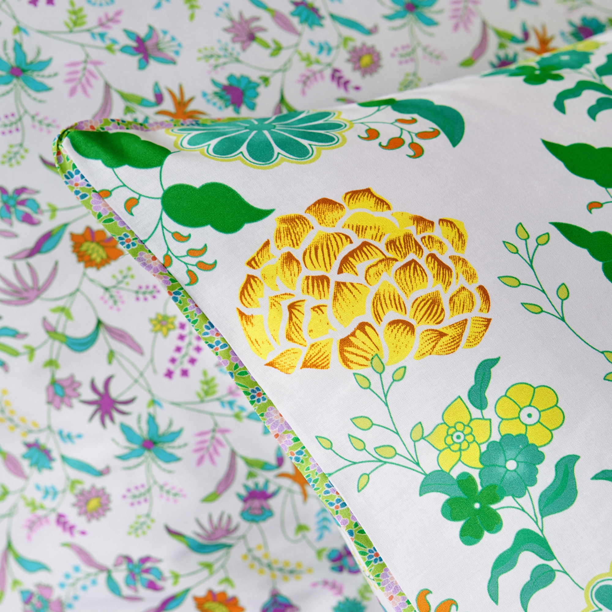 Linge de lit enfant floralPetit Pan fleurs