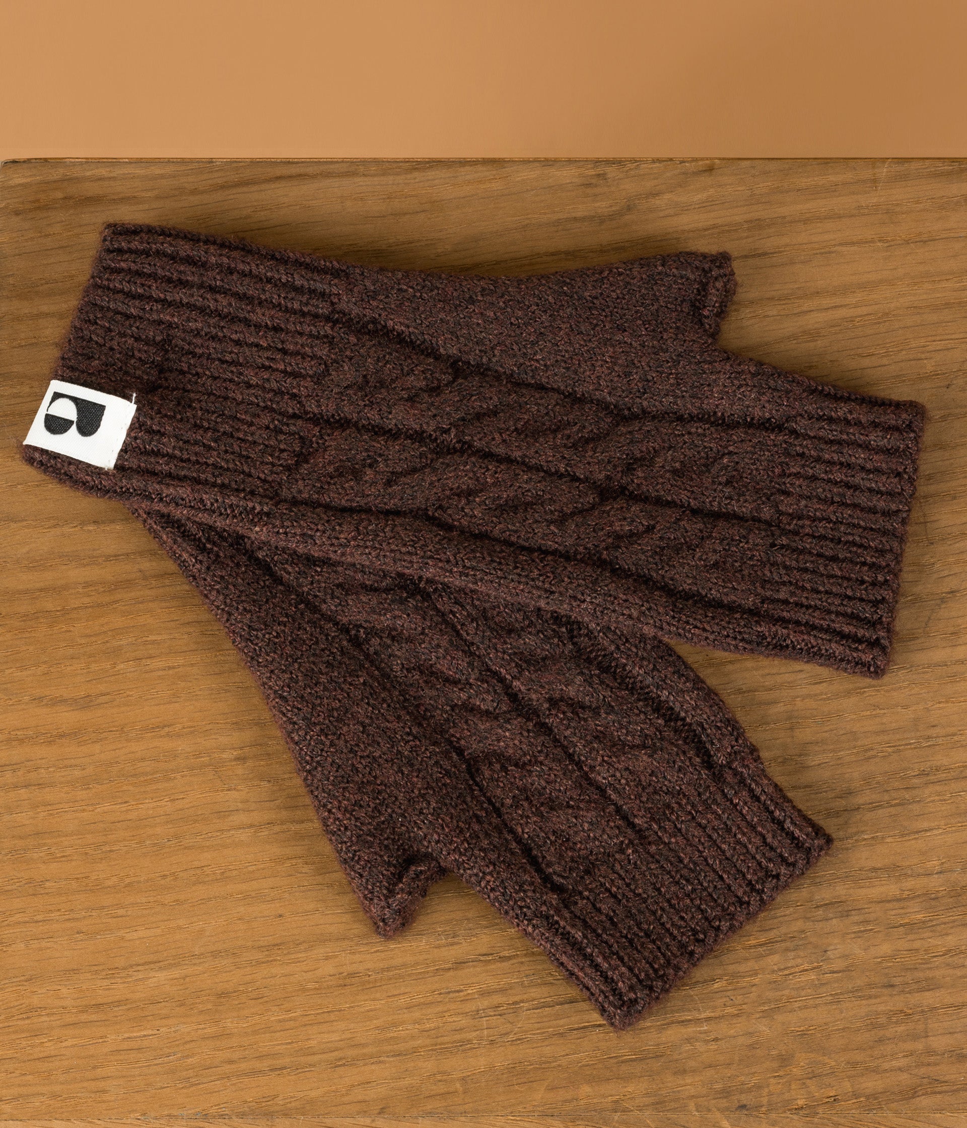 Mitaines Flore chocolat