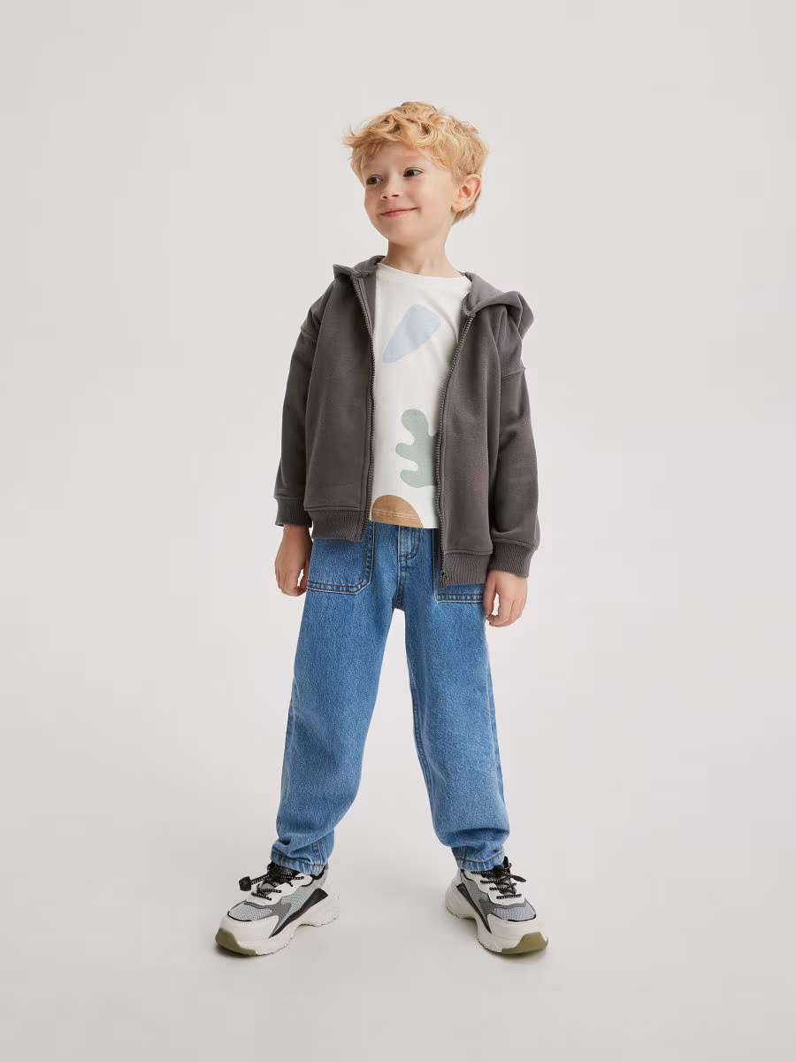 Classic Denim Balloon Trousers