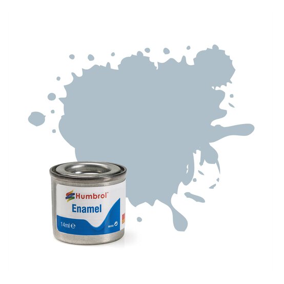 Humbrol 127 US Ghost Grey Enamel Satin Paint 14ml