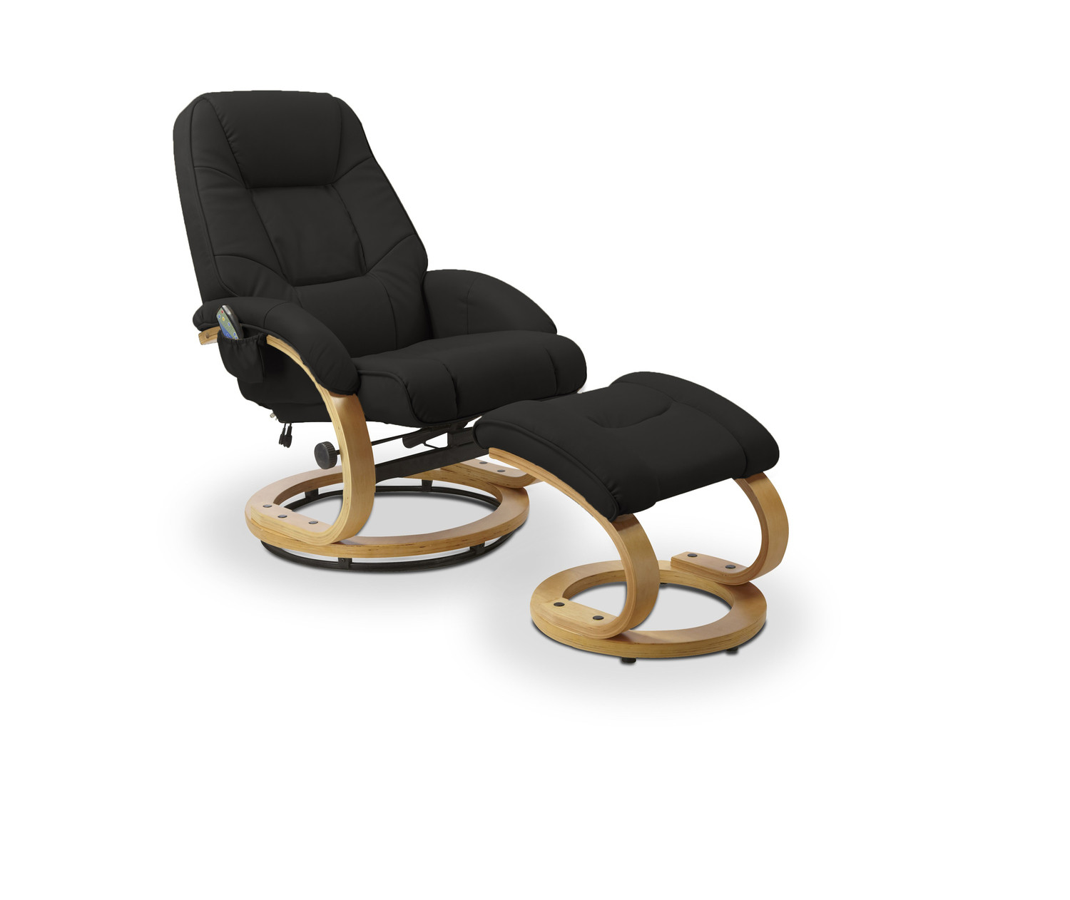 Fotel MATADOR czarny z funkcją relax