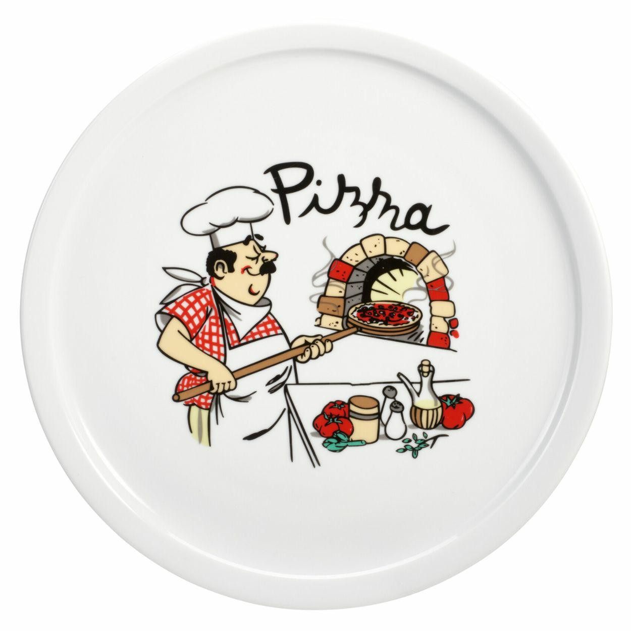 Porcelanowy talerz do pizzy 30 cm