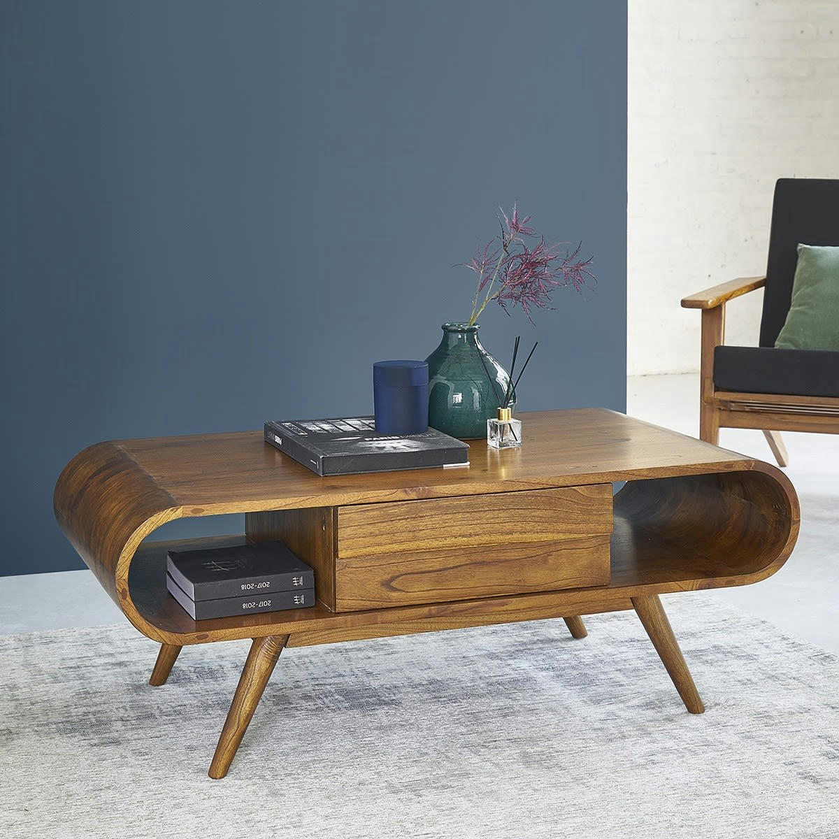 - Table basse en mindi massif
