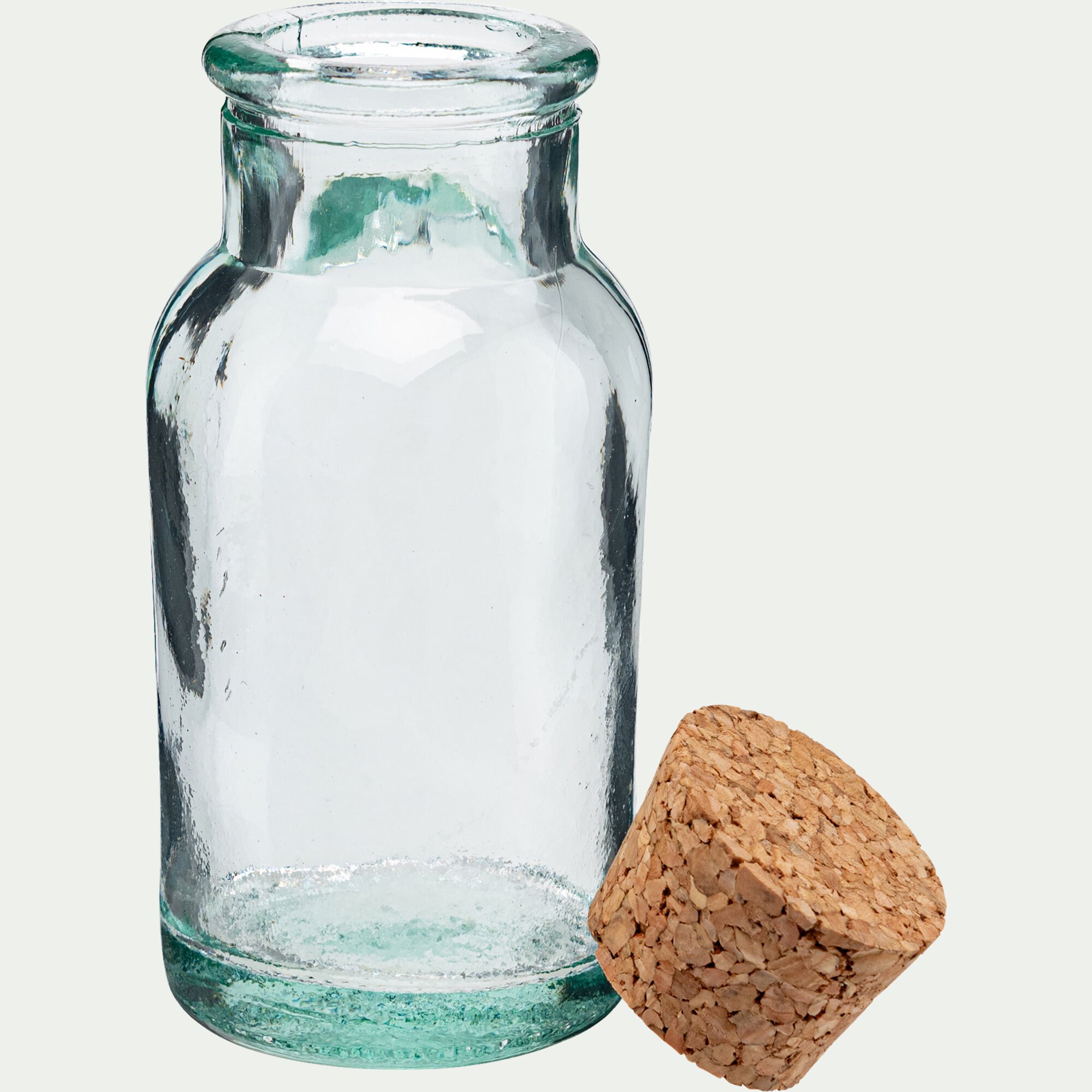 AQUA - Bocal en verre recyclé 9cl - transparent